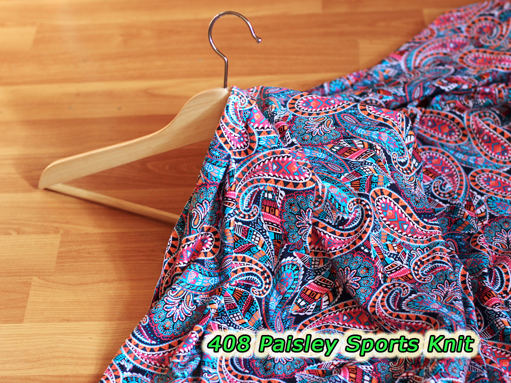 408 Paisley Sports Knit