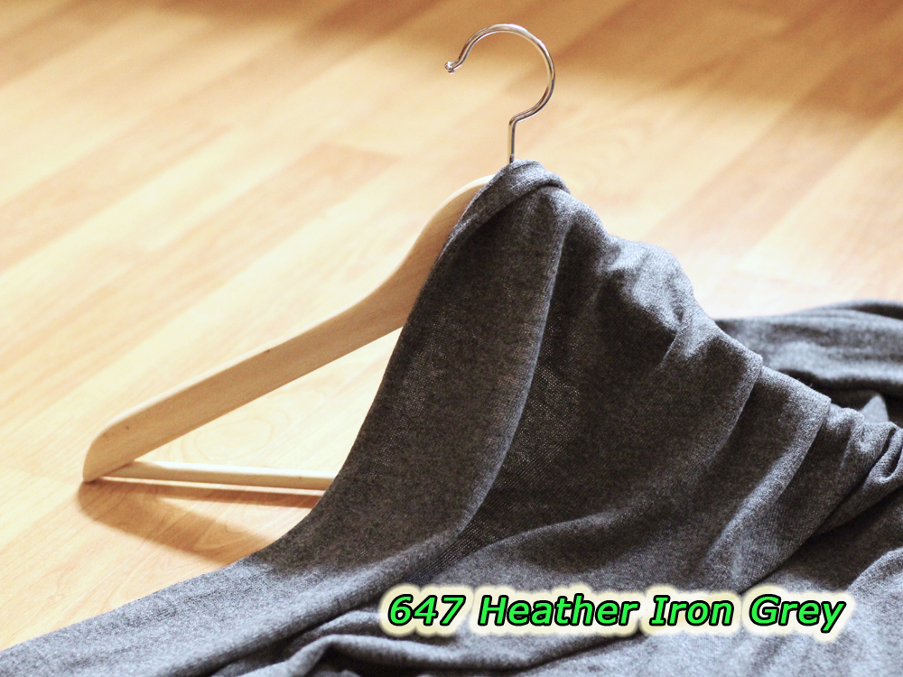 647 Heather Iron Grey Knit