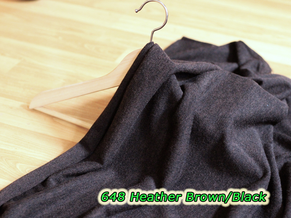 648 Heather Brown/Black Knit