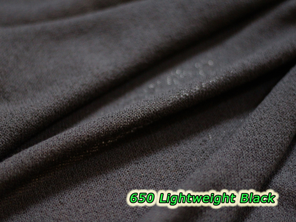 650 Lightweight Black Knit