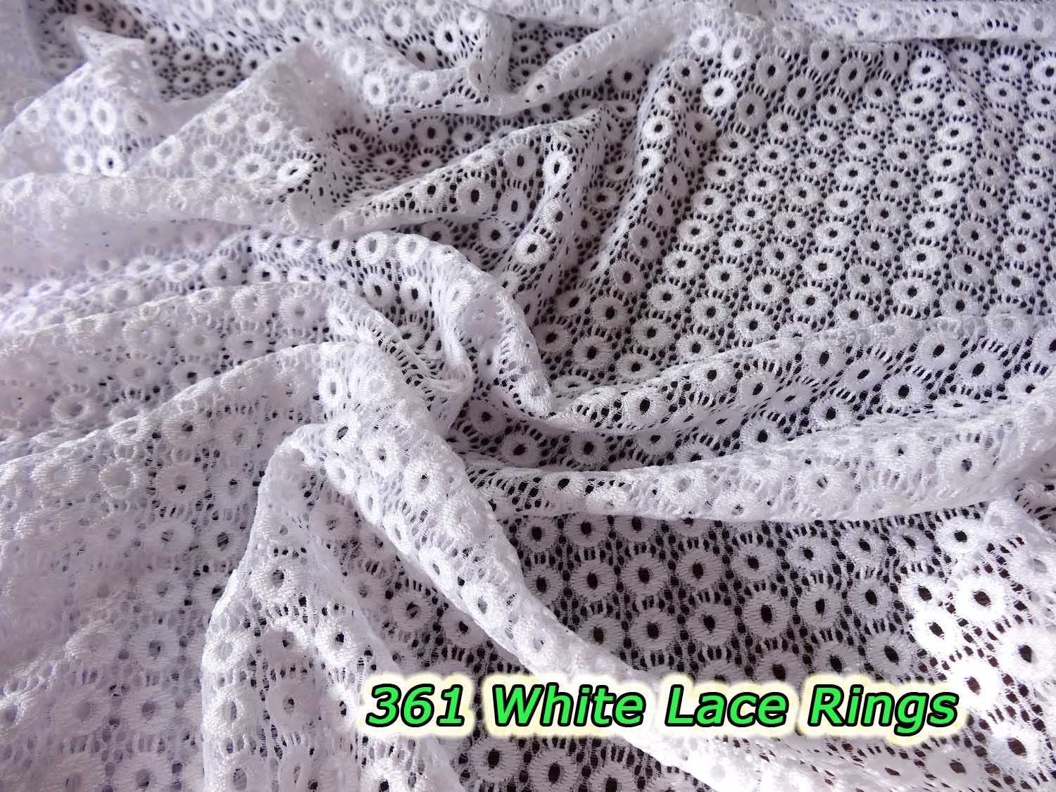 361 White Lace Rings