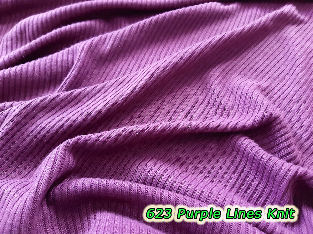 623 Purple Lines Knit