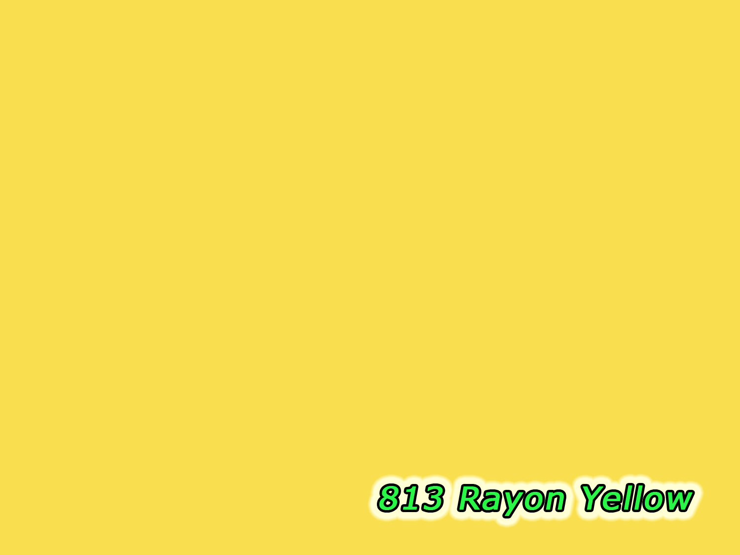 813 Rayon Yellow