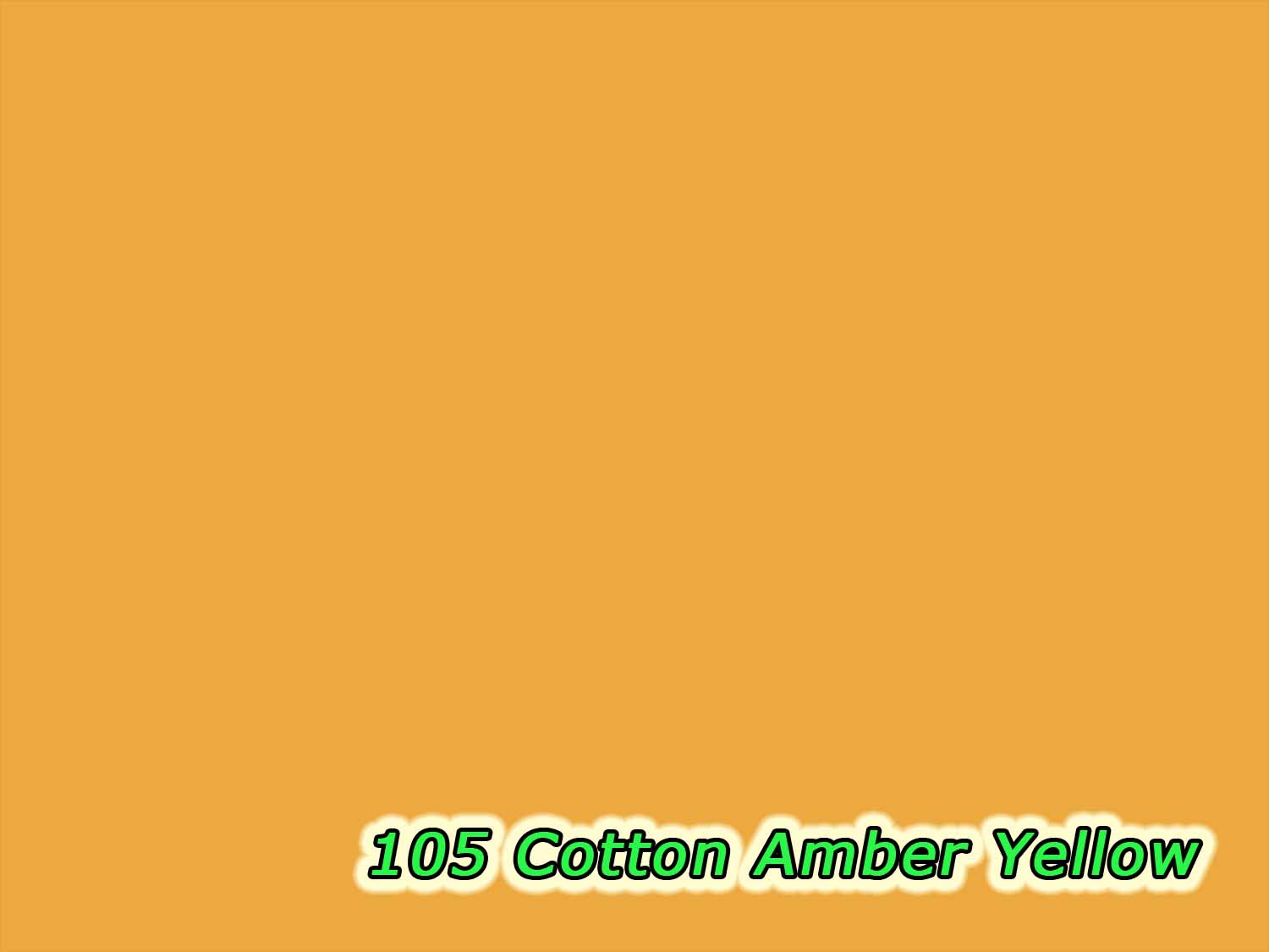 105 Cotton Amber Yellow