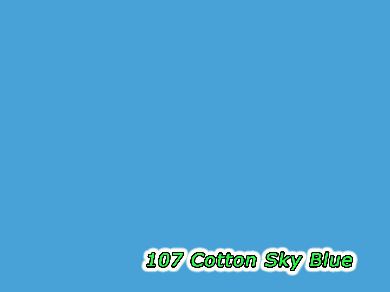 107 Cotton Sky Blue