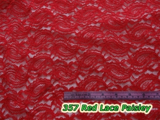 357 Red Lace Paisley