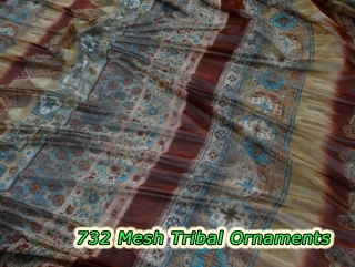 732 Mesh Tribal Ornaments
