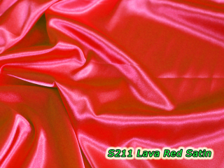 S211 Lava Red Satin